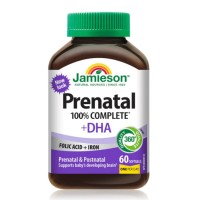 JAMIESON PRENATAL 100% + DHA SOFT GELS 60`S